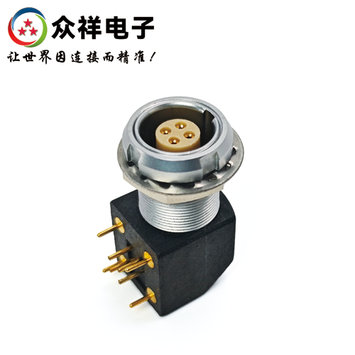 B- ZXG 弯角焊板双螺母插座