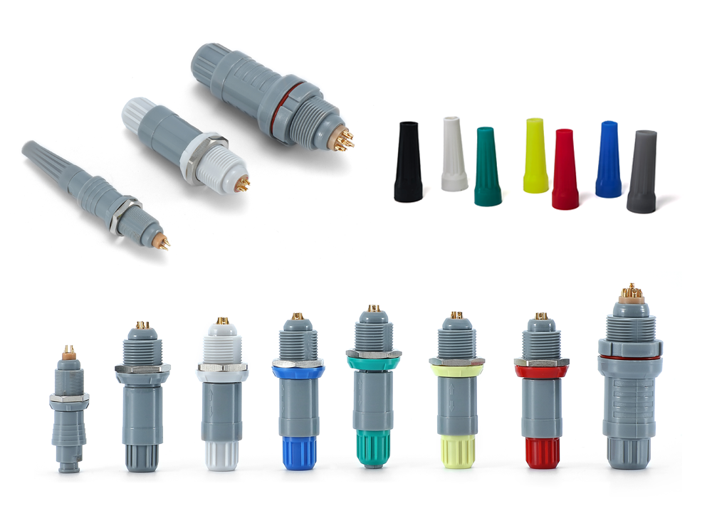 P 系圆形塑料推拉自锁连接器