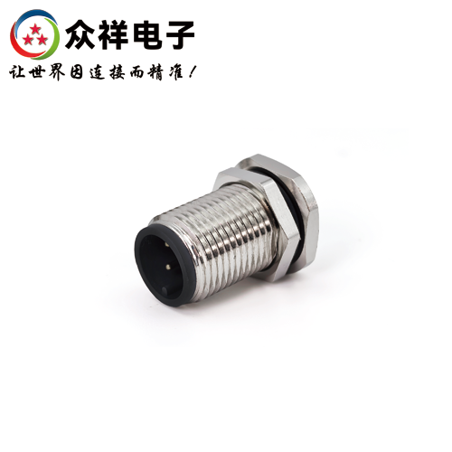 M12-面板款公头 前锁