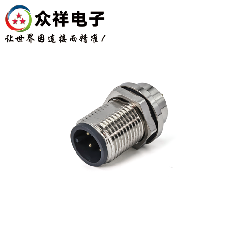 M12-面板款公头 前锁