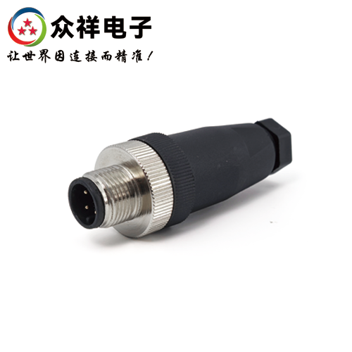 M12-组装款塑料款公头